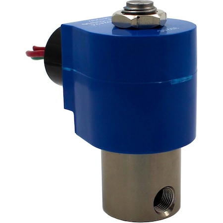 Gc Valves Solenoid Valve, 2-Way, Normally Closed, 120V/60V, 110V/50V, Direct Acting, Viton, FKM S301GF02V2AD5